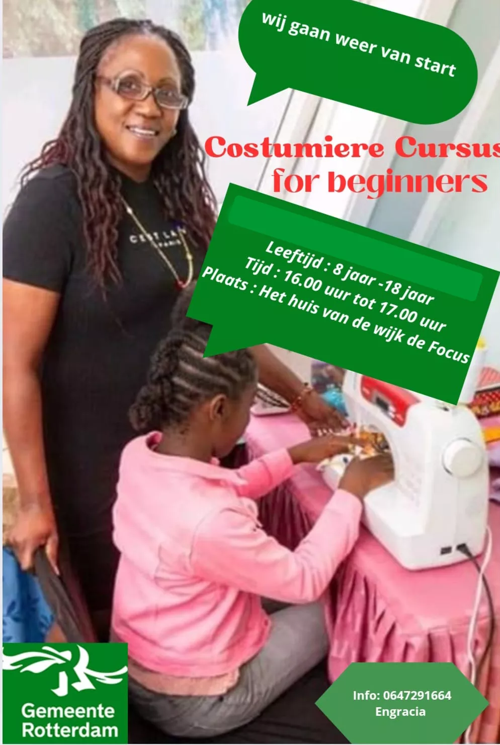Costumière cursus (naaien)