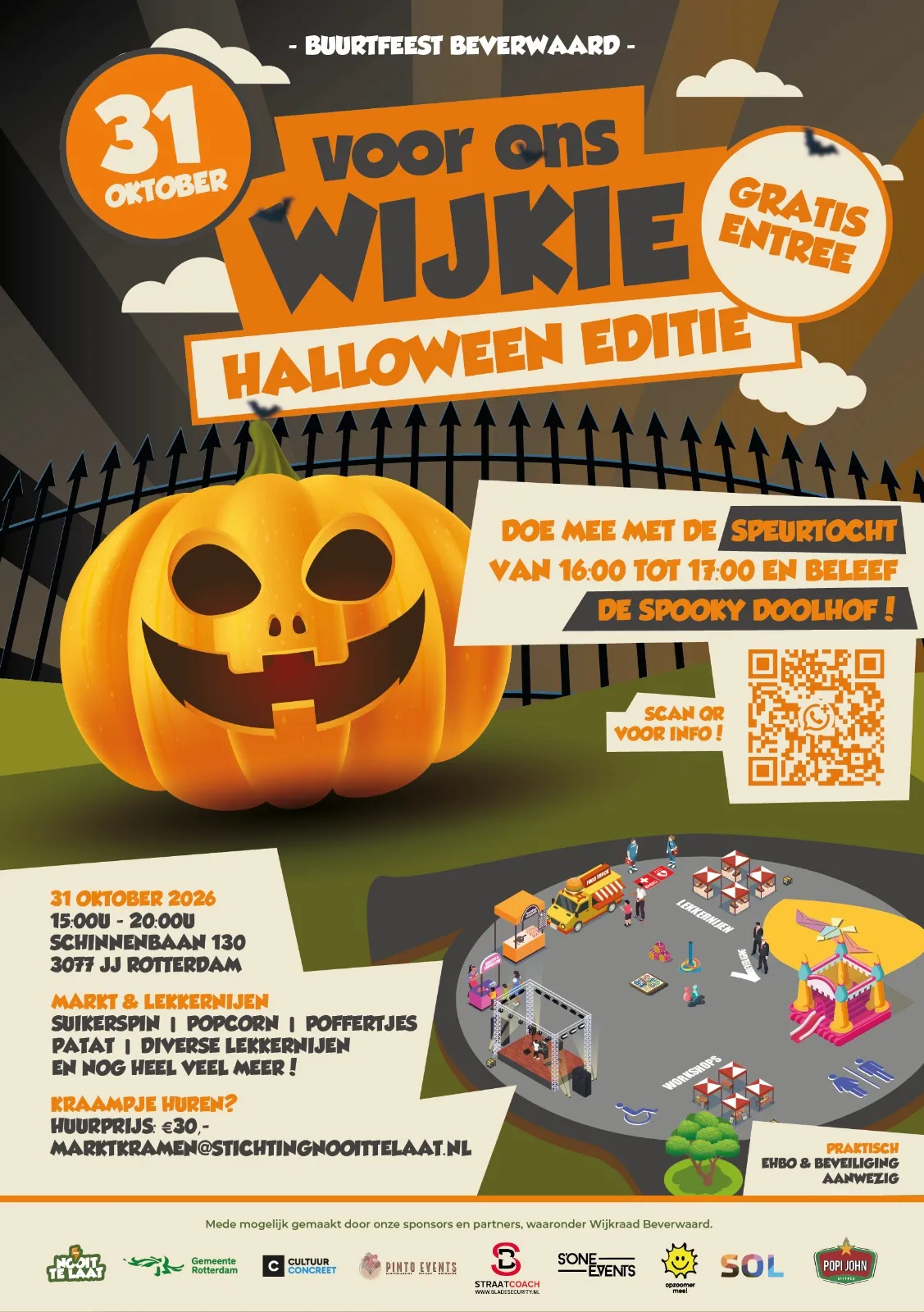 Halloweenfeest Voor Ons Wijkie in Beverwaard