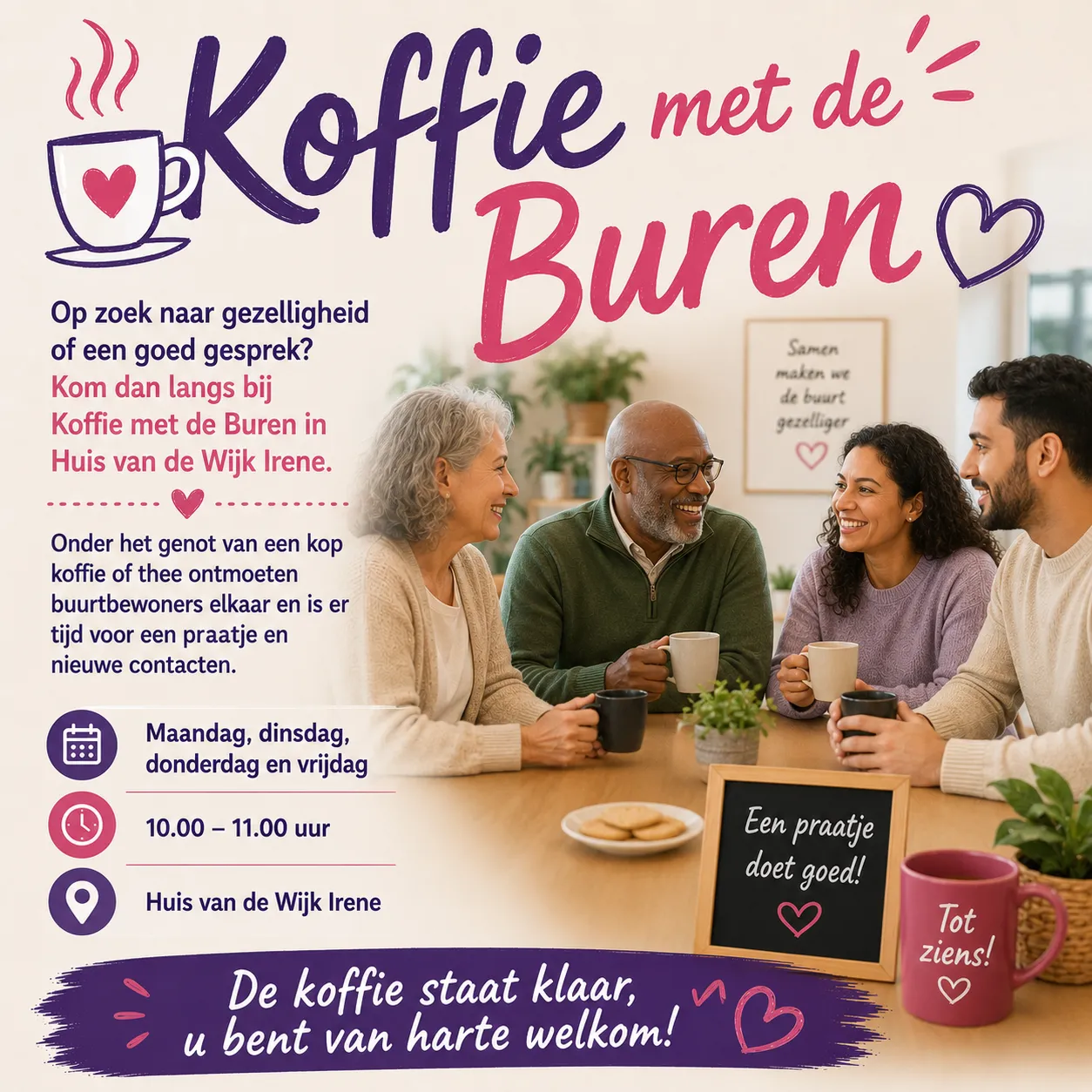 Koffie met de Buren