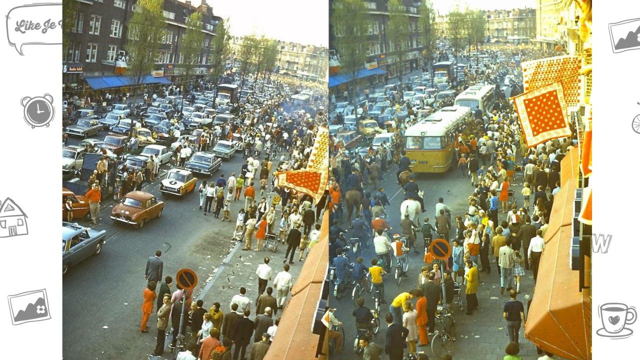 Feyenoord huldiging 1970 beijerlandselaan