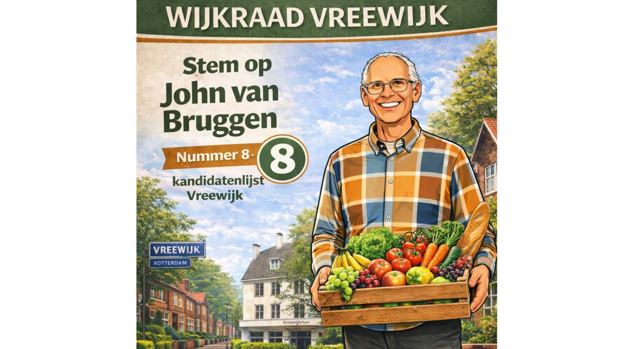 John van bruggen wijkraad Vreewijk kandidaat