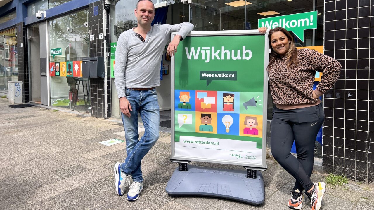 Like je wijk Hillesluis wijkkrant Niels en Rosanna voor Wijkhub