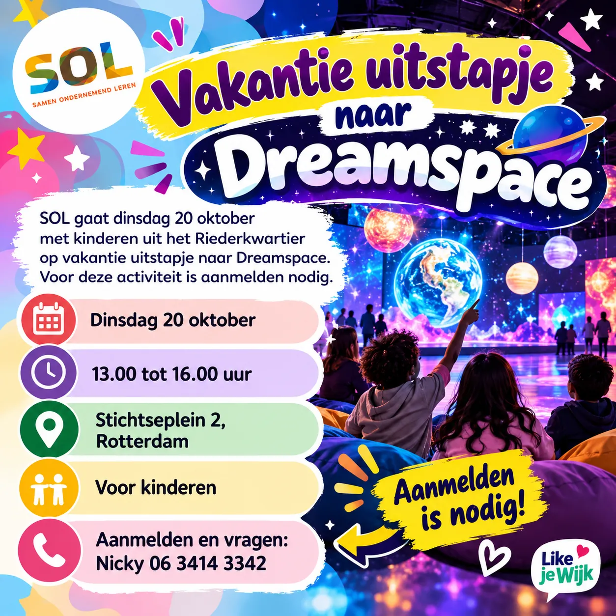 Vakantie uitstapje naar Dreamspace