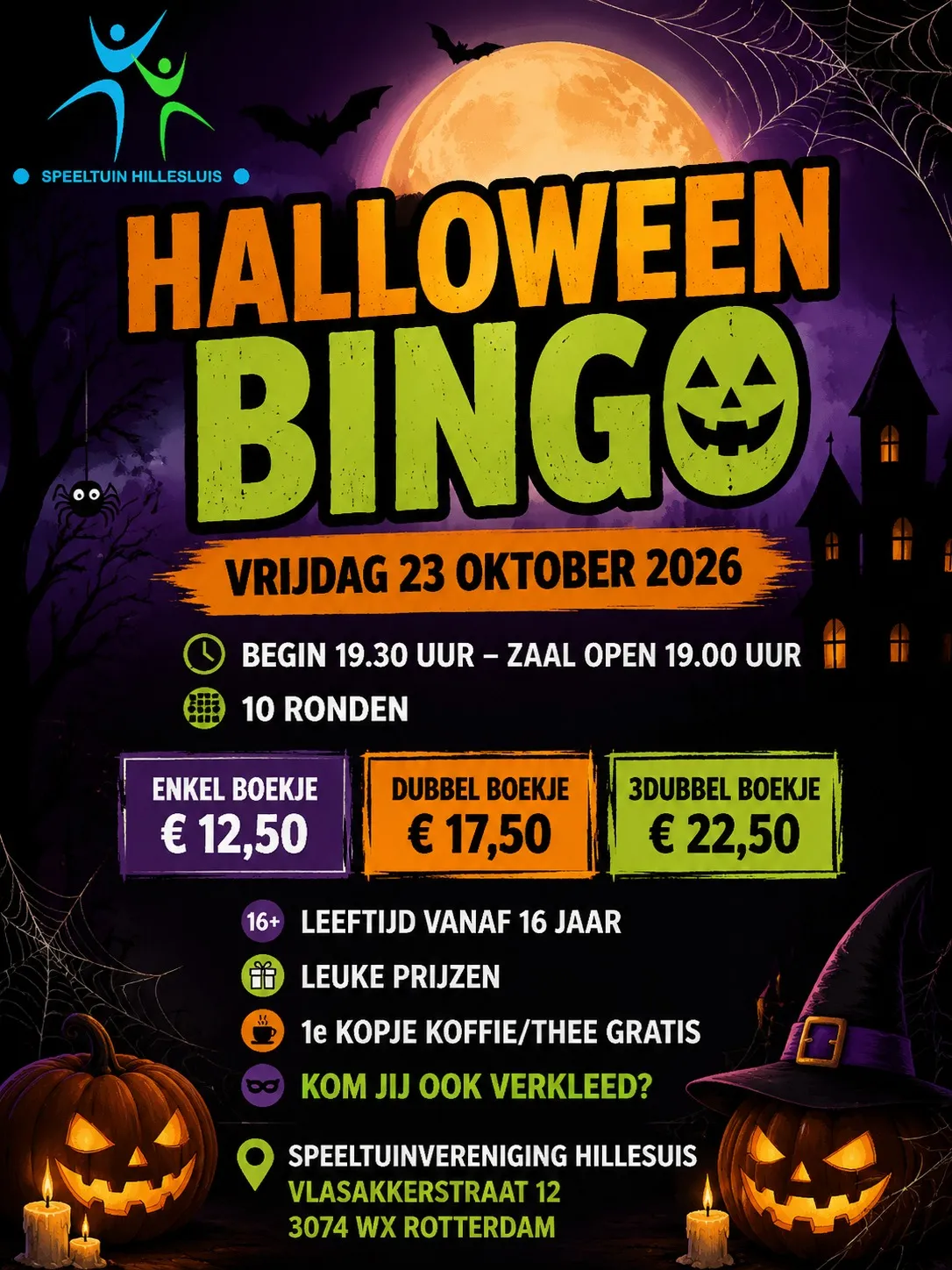 Halloween Bingo in Hillesluis