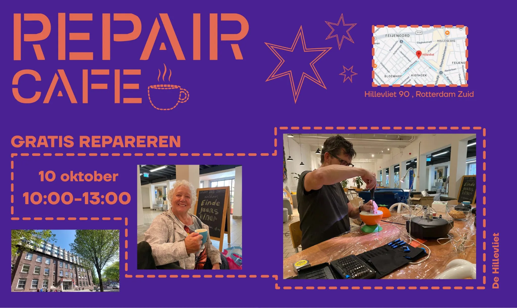 🔧 Geef kapotte spullen een tweede leven bij het Repair Café