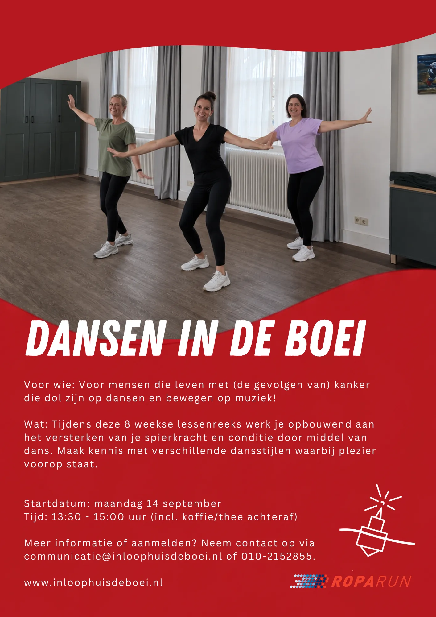 Dansen in De Boei: bewegen, plezier en nieuwe energie 💃🎶