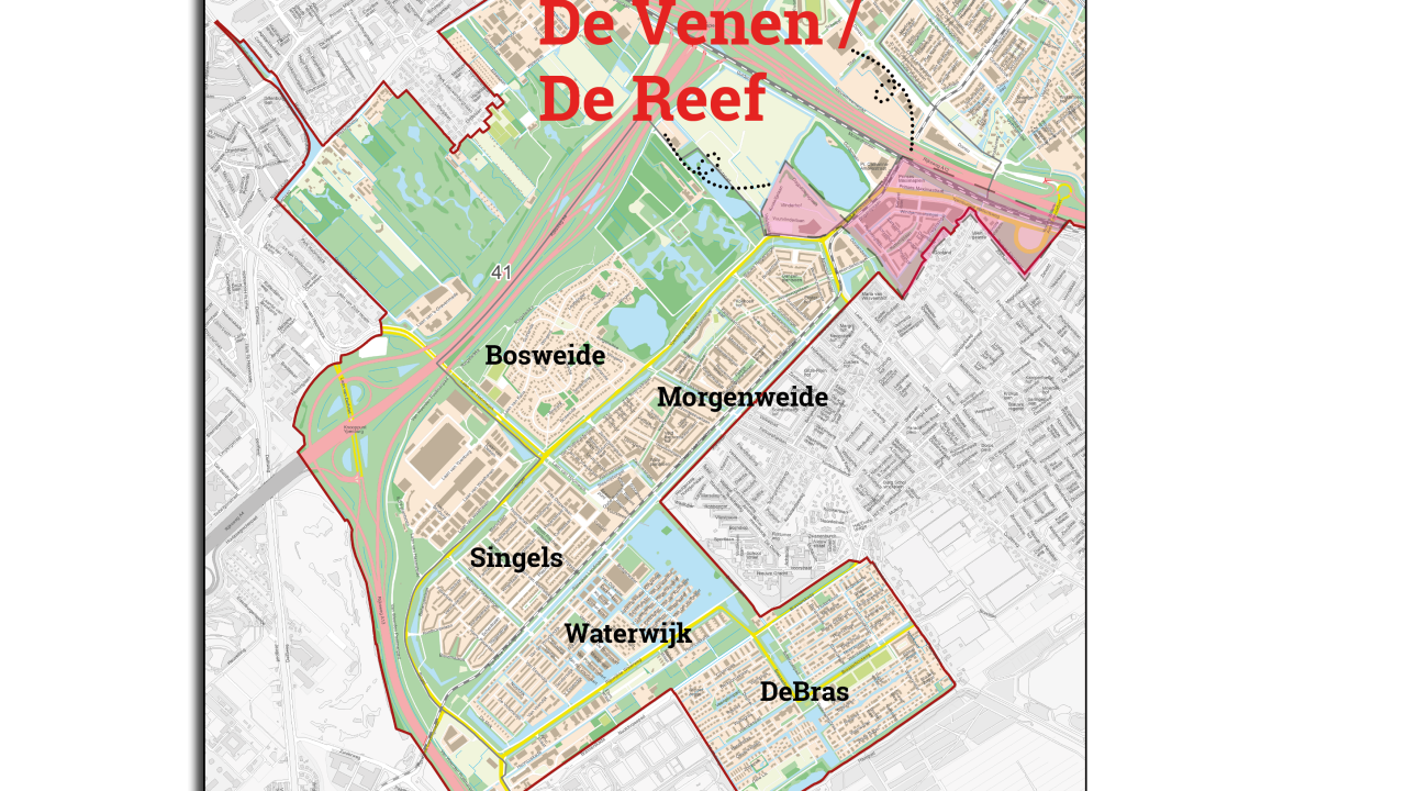 Kaartje de Venen de reef Likejewijk Ypenburg