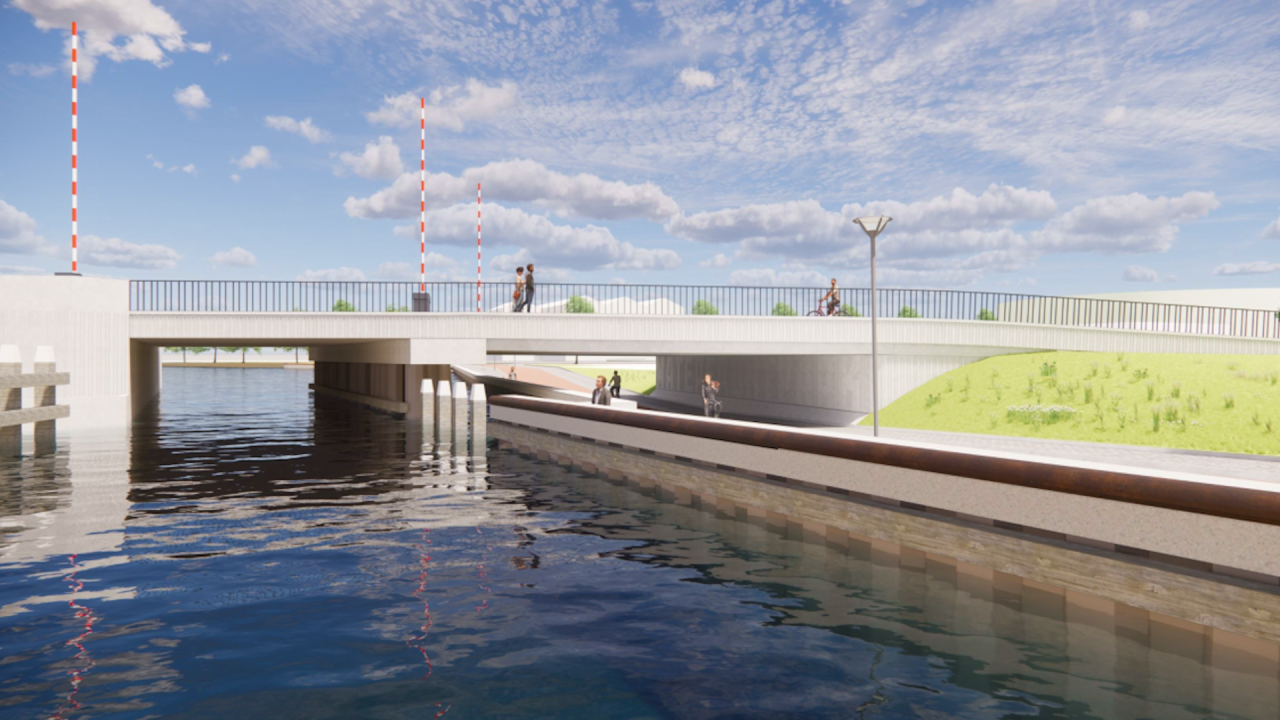Onderdoorgang trekvlietbrug