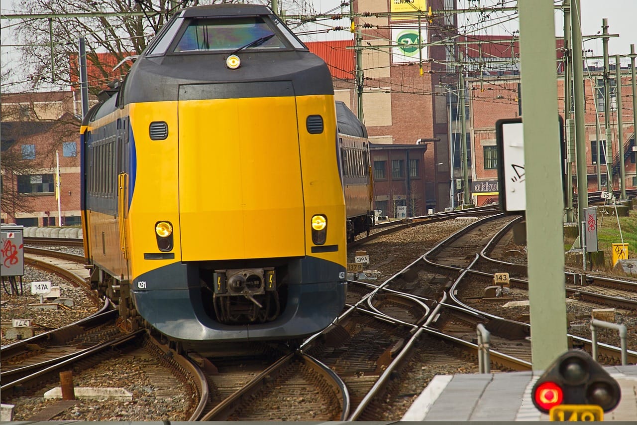 ns trein op het spoor