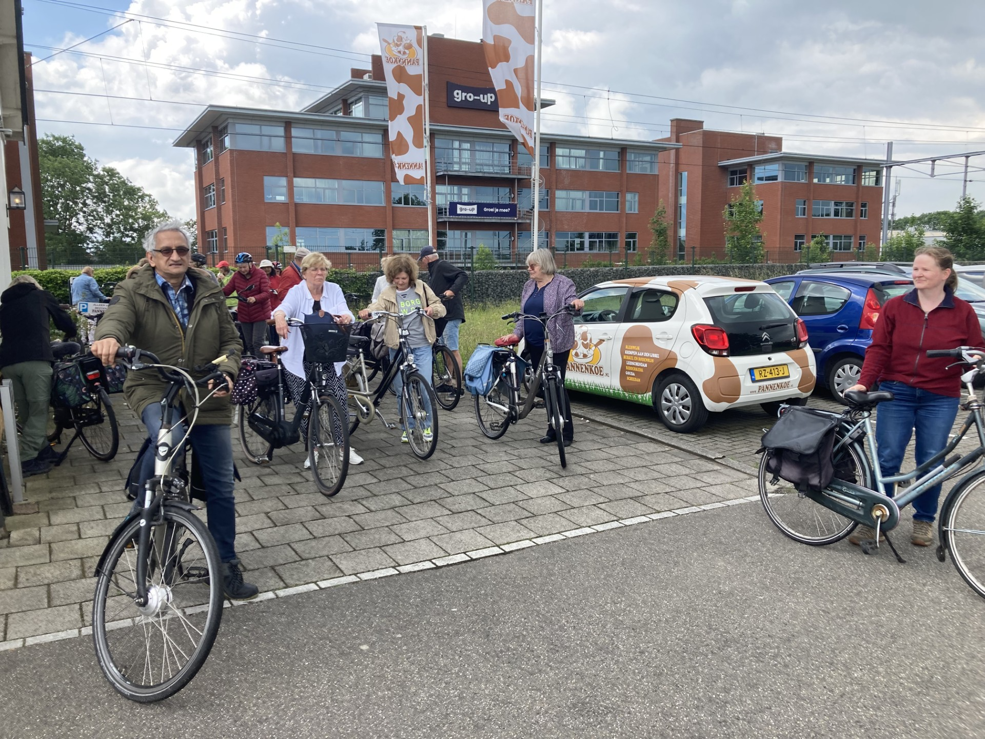 Fietstocht morgenweide samen met buurtsportcoach